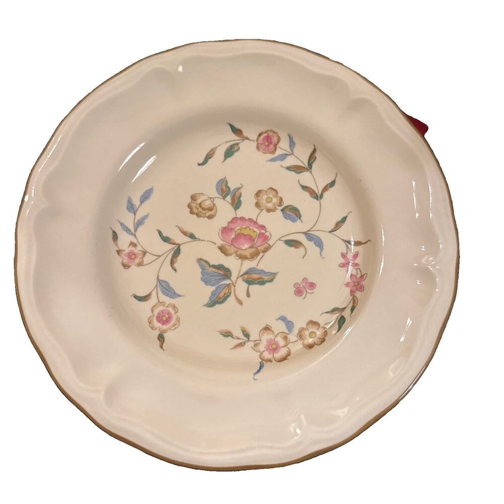 Vintage International China Chalet Loiret Dessert Plate Japan Stoneware Preowned